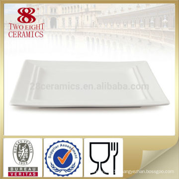 silver charger square restaurant personalized porcelain plates